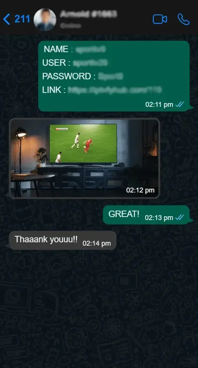 UK IPTV Provider Testimonial