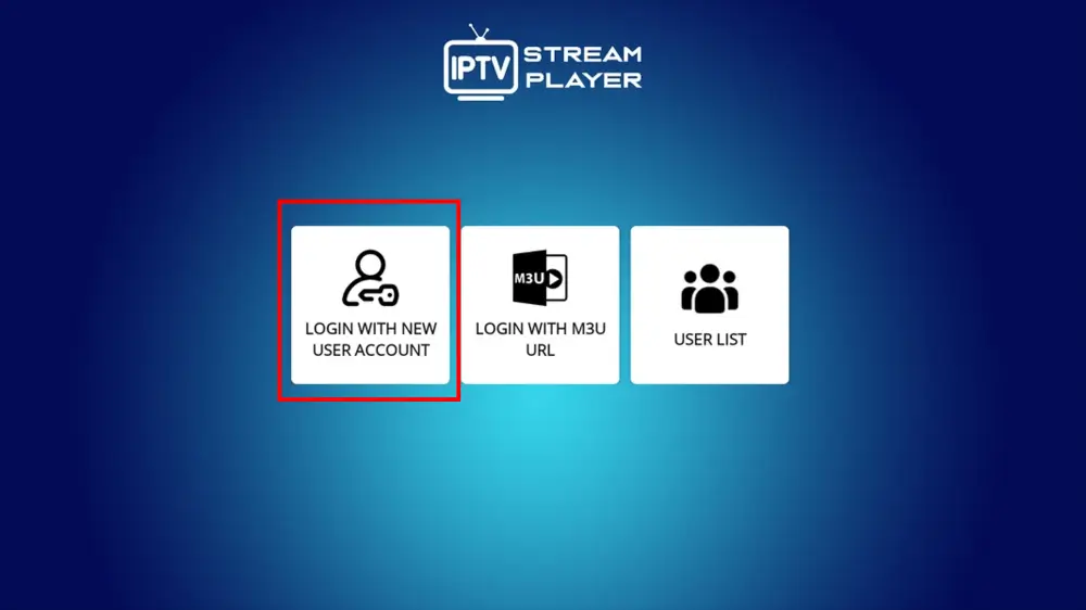 Add IPTV Playlist Stream Player